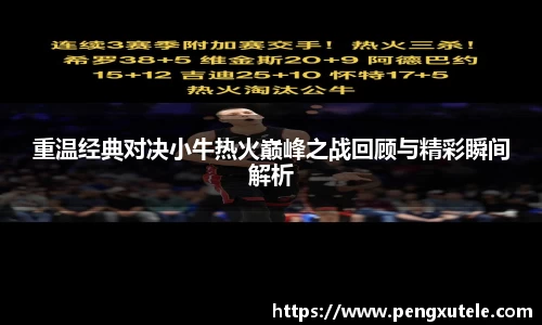 重温经典对决小牛热火巅峰之战回顾与精彩瞬间解析